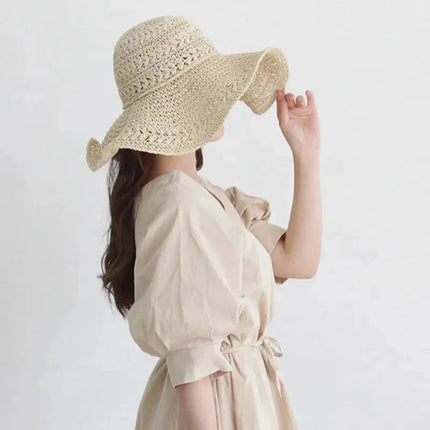 Stylish Women's Sun Hat | Wide Brim Straw Design for Ultimate UV Protection 4