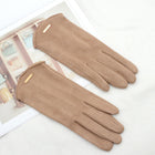 SuaveTouch | Women's Suede Gloves with Cashmere Lining | Touchscreen Compatible for Warmth and Style 0