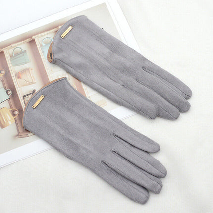 SuaveTouch | Women's Suede Gloves with Cashmere Lining | Touchscreen Compatible for Warmth and Style 3