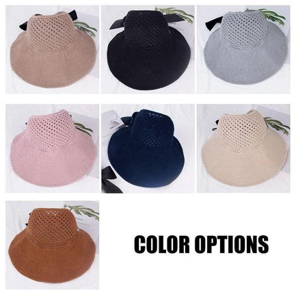 Summer Beach Collection | Wide Brim Sun Hat with Adjustable Size | Stylish UV Protection for Women 3