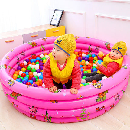 Summer Fun | Inflatable Kiddie Pool with Colorful Maritime Design | Safe & Spacious Water Play for Kids 1