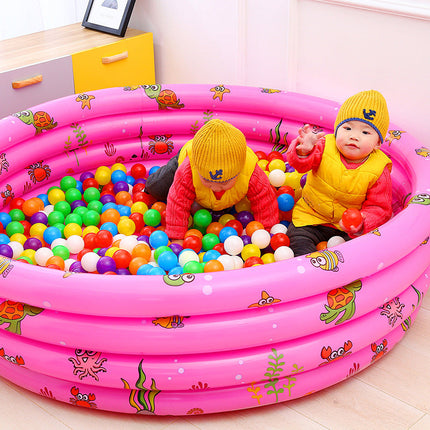 Summer Fun | Inflatable Kiddie Pool with Colorful Maritime Design | Safe & Spacious Water Play for Kids 2