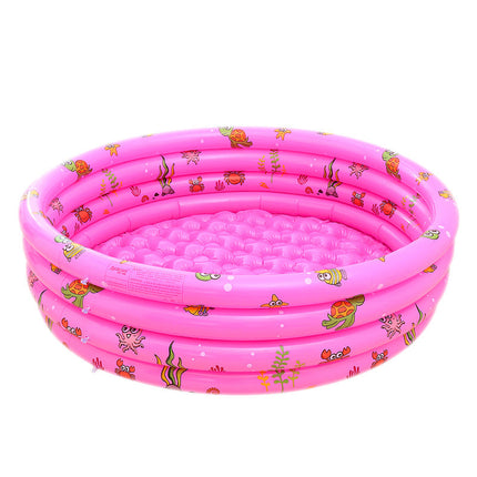 Summer Fun | Inflatable Kiddie Pool with Colorful Maritime Design | Safe & Spacious Water Play for Kids 4