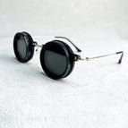 Thick glasses frame - golden legs