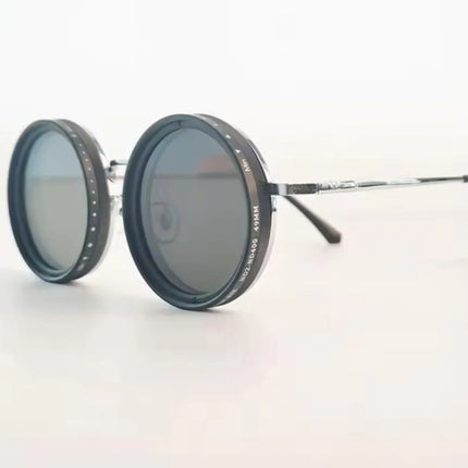 Round Metal Sunglasses, Retro UV Protection Sunglasses for Driving and Fishing – image 7