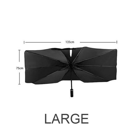 SunGuard | Car Windshield Sun Shade Umbrella with Durable Framework | Easy Setup for UV Protection and Temperature Control 2