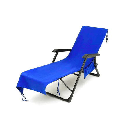 SunLounge | Towel with Integrated Side Pockets & Non-Slip Design | Comfortable Solution for Outdoor Relaxation 0