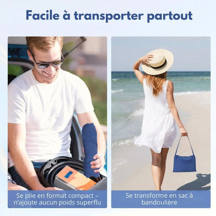 SunLounge | Towel with Integrated Side Pockets & Non-Slip Design | Comfortable Solution for Outdoor Relaxation 6