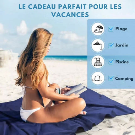 SunLounge | Towel with Integrated Side Pockets & Non-Slip Design | Comfortable Solution for Outdoor Relaxation 7