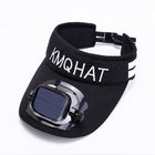 Sunshade Visor Hat | Solar-Powered Fan with Adjustable Speed | Perfect for Outdoor Activities 0