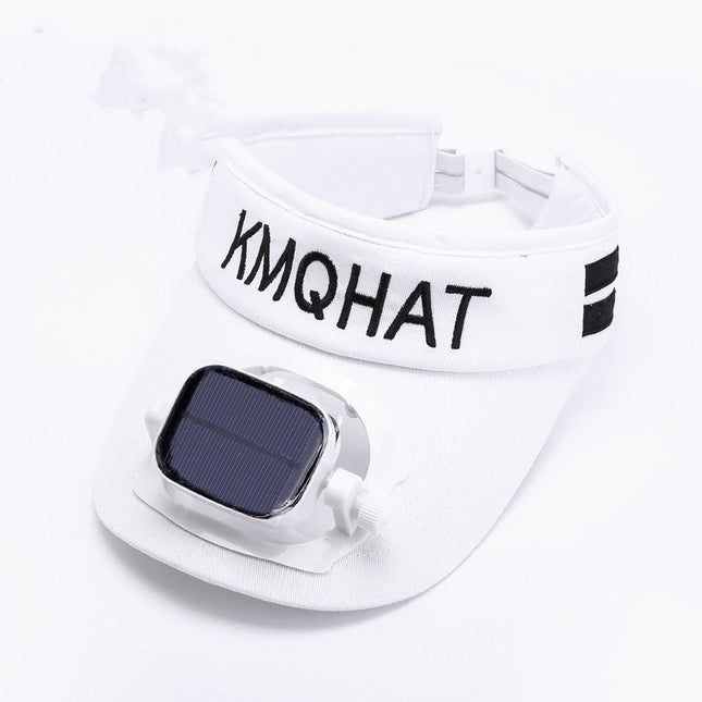 Sunshade Visor Hat | Solar Powered Fan with Adjustable Speed for Ultimate Comfort 1