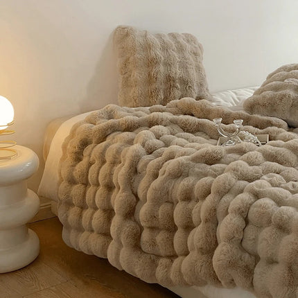 Throw Blankets, Super Soft Plush Blanket with Wave Pattern – image 11