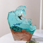 Nature-Inspired Night Light with Multiple Color Options | Premium Resin Design for Relaxing Ambiance
