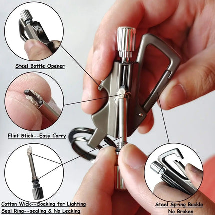 Survival Fire Starter, Everyday Carry Gear for Camping and Hiking Gear