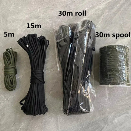 Survival Essentials | 550 Paracord Rope - 20 Meter Military Strength | Versatile Tool for Outdoor Adventures 4