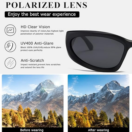 SwiftWrap | Polarised Sports Sunglasses with UV Protection | Lightweight Design for Active Lifestyles 2