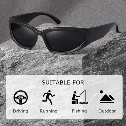 SwiftWrap | Polarised Sports Sunglasses with UV Protection | Lightweight Design for Active Lifestyles 5