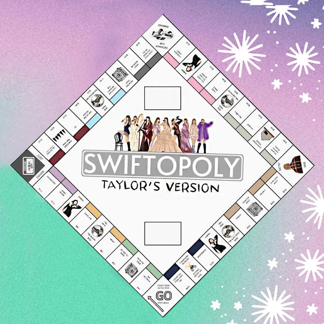 Swiftopoly | Monopoly Board Game for 2-6 Players with Unique Taylor Swift Experience | Fun for Fans & Family 0