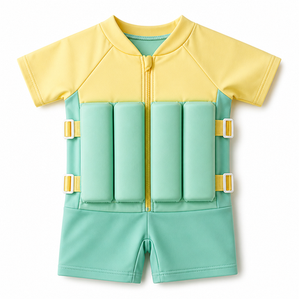Swim Buddy | Kids Adjustable Swim Vest with Multi-Stage Buoyancy | Safe Floatation Aid for Ages 1-6 0