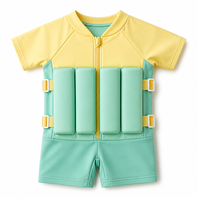 Swim Buddy | Kids Adjustable Swim Vest with Multi-Stage Buoyancy | Safe Floatation Aid for Ages 1-6 0