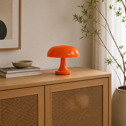 Mushroom Table Lamp, Retro Mushroom Lamp for Bedroom and Living Room