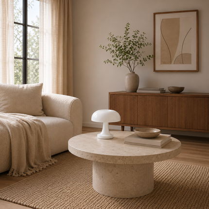 Mushroom Table Lamp, Small Bedside Lamp with Dimmable Touch LED – image 6