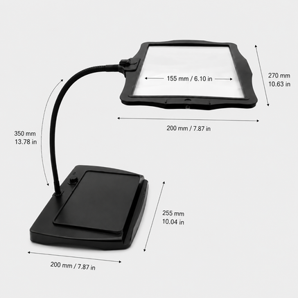 Magnifying Glass with Light and Stand, LED Magnifying Glass for Reading – image 4