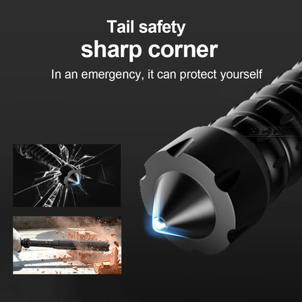 Tactical Flashlight | High Power XHP120 LED with Telescopic Zoom | Waterproof Design for Self-Defense and Outdoor Use 2