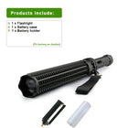 Tactical Flashlight | High Power XHP120 LED with Telescopic Zoom | Waterproof Design for Self-Defense and Outdoor Use 7