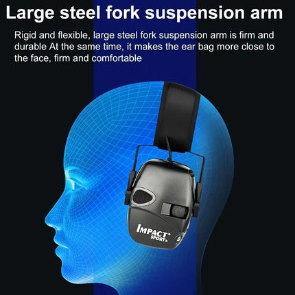 Tactical Hearing Protection | SoundShield with Noise Reduction & Ambient Sound Amplification | Ergonomic Design for Comfort 4