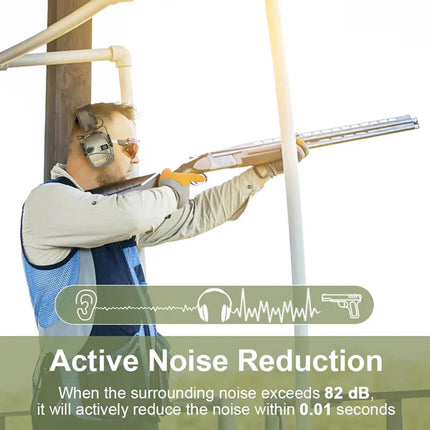Tactical Hearing Protection | SoundShield with Noise Reduction & Ambient Sound Amplification | Ergonomic Design for Comfort 5