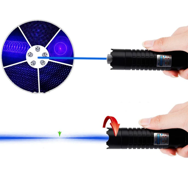 Tactical Laser Torch | Multifunction Outdoor Tool with Fast Fire Ignition | Adjustable Focus for Camping and Survival 1