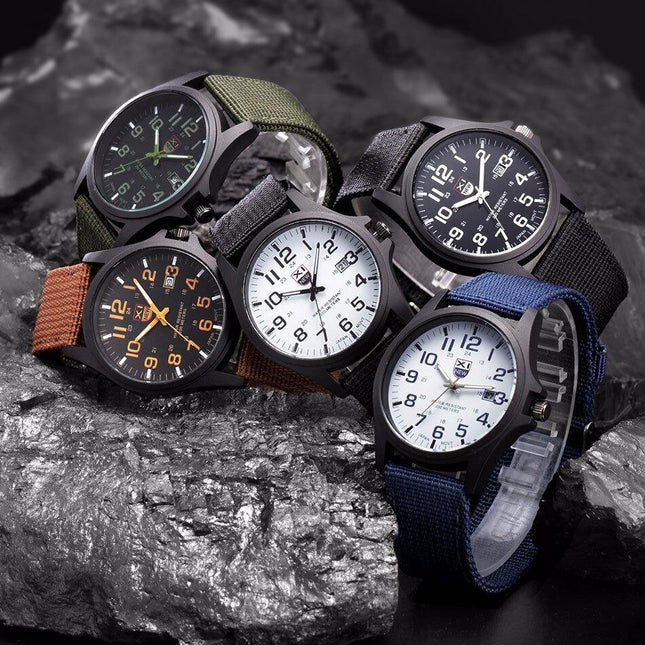 Tactical Military Watch with Shock Resistance & Water-Resistant Design for Outdoor Adventures 1