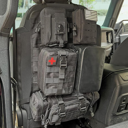 Tactical | Car Seat Organizer with Waterproof Design & Molle Webbing | Versatile Storage Solution for Cars, Trucks, and SUVs 0