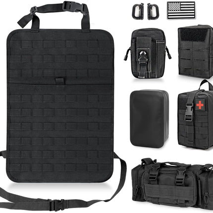 Tactical | Car Seat Organizer with Waterproof Design & Molle Webbing | Versatile Storage Solution for Cars, Trucks, and SUVs 1