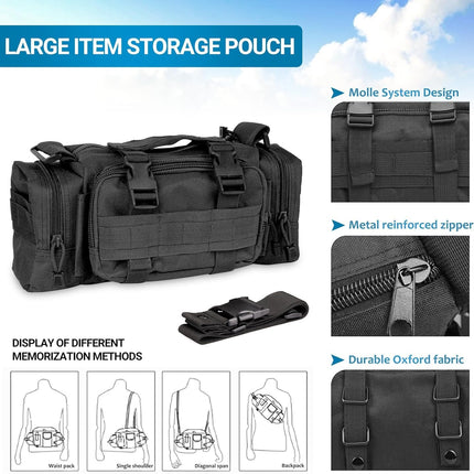 Tactical | Car Seat Organizer with Waterproof Design & Molle Webbing | Versatile Storage Solution for Cars, Trucks, and SUVs 3