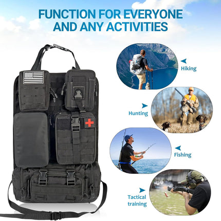 Tactical | Car Seat Organizer with Waterproof Design & Molle Webbing | Versatile Storage Solution for Cars, Trucks, and SUVs 6