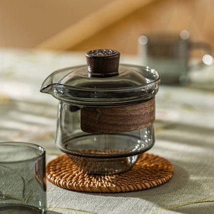 Glass Tea Gaiwan, Heat Resistant Tea Brewer