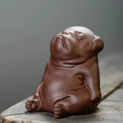 Dog Tea Pet, Tea Pet Ornament for Tea Table and Desk Decor