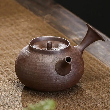 Ceramic Teapot, Handmade Pottery Tea Pot for Tea Ceremony – image 4