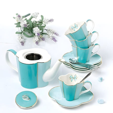 British Afternoon Tea Set for 4, English Tea Service for Gifting