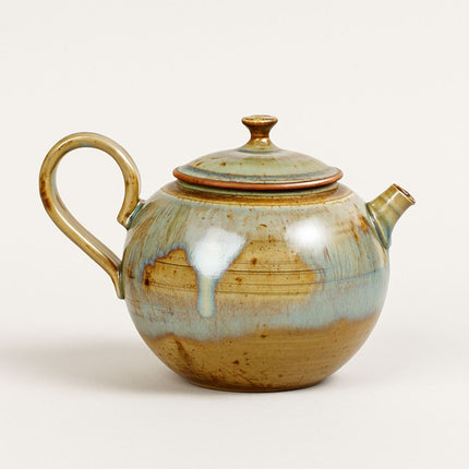 Ceramic Teapot, Handmade Chinese Teapot with Glazed Finish, Small Tea Pot 8 oz, Jingdezhen Tea Gift for Tea Lovers