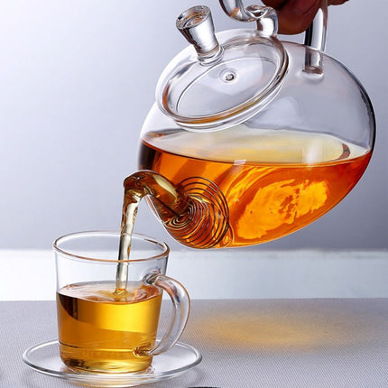 Glass Teapots, Borosilicate Glass Teapot for Blooming and Loose Leaf Tea – image 5