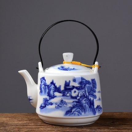 Ceramic Teapot, Kaolin Teapot for Daily Tea