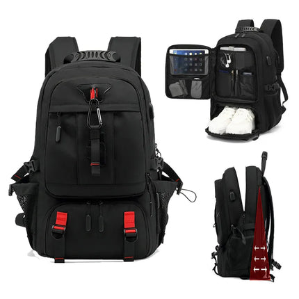 Travel Backpacks with USB Charging Port, Water Resistant Laptop Backpack with Multiple Compartments – image 4