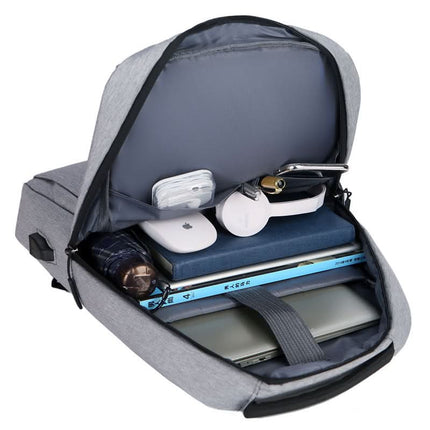 TechTrek Pro | Laptop Backpack for Men with Waterproof Design & USB Port | Smart Organization for Professionals 3