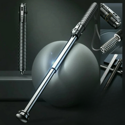 Telescopic Hiking Pole | Durable Alloy with Anti-Slip Grip | Compact Trekking Stick for Stability and Safety 1