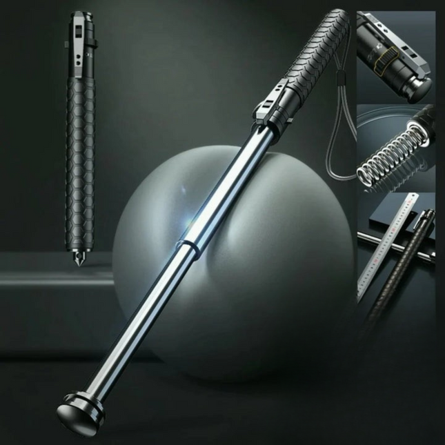 Telescopic Hiking Pole | Durable Alloy with Anti-Slip Grip | Compact Trekking Stick for Stability and Safety 1