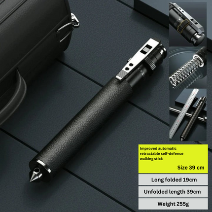 Telescopic Hiking Pole | Durable Alloy with Anti-Slip Grip | Compact Trekking Stick for Stability and Safety 2