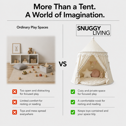 Kids Tent for Indoor Play, Play Tent for Playroom and Bedroom – image 5